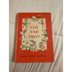 Vintage 1961 Ted and Sally Macmillan Reader Childrens Primer Hardcover Book